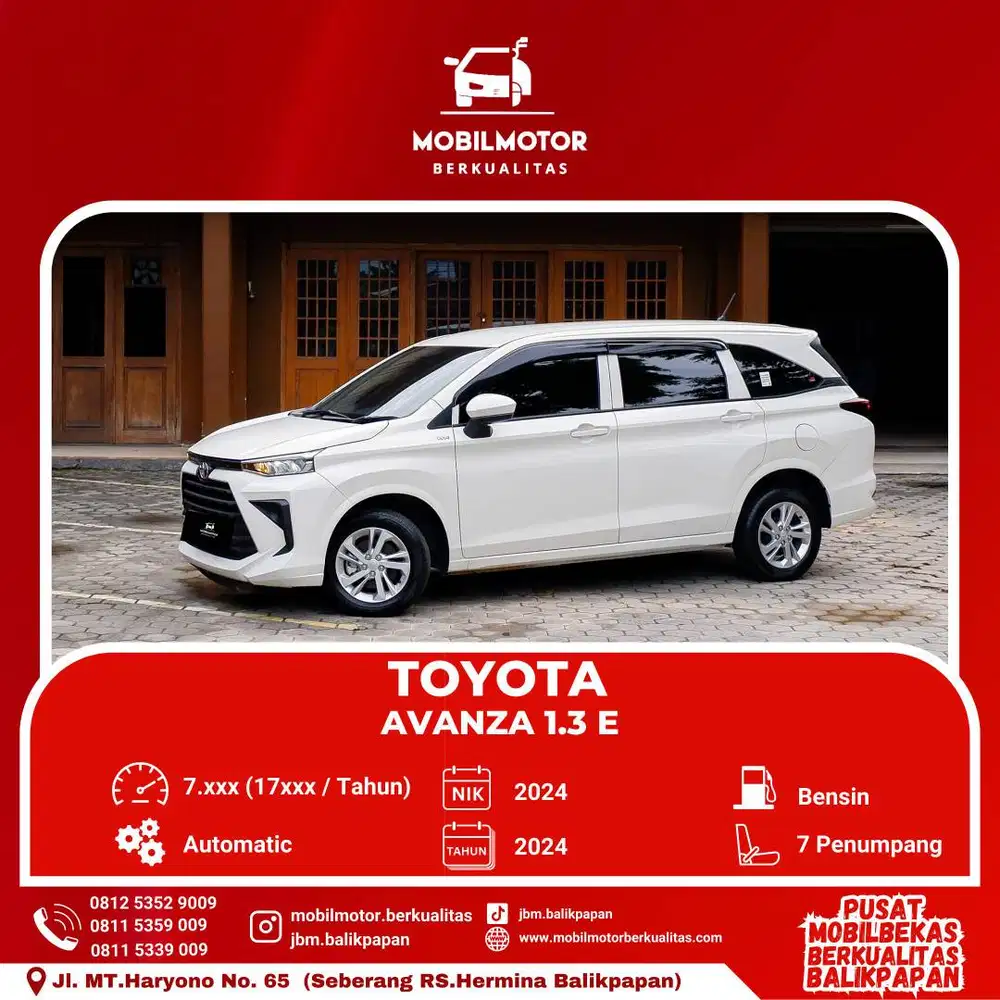 TOYOTA AVANZA 1.3 E AT