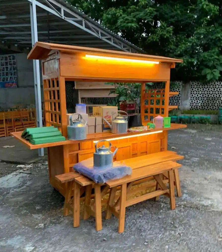 Gerobak angkringan jepang komplit