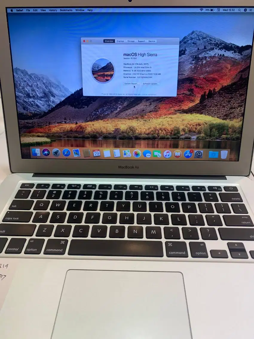 MacBook Air 2017 8/128 13 inch