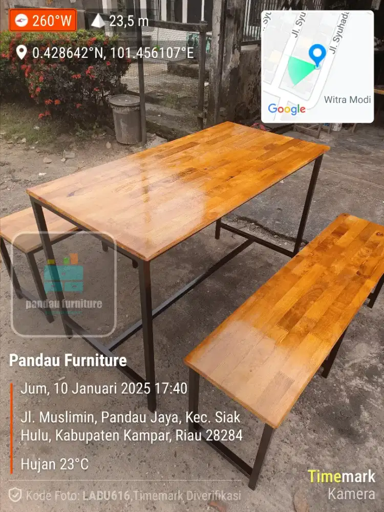 Meja set, cafe, rumah makan,