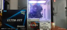 PC Gaming Ryzen 5 4600G VGA 2GB RAM 16GB Bergaransi