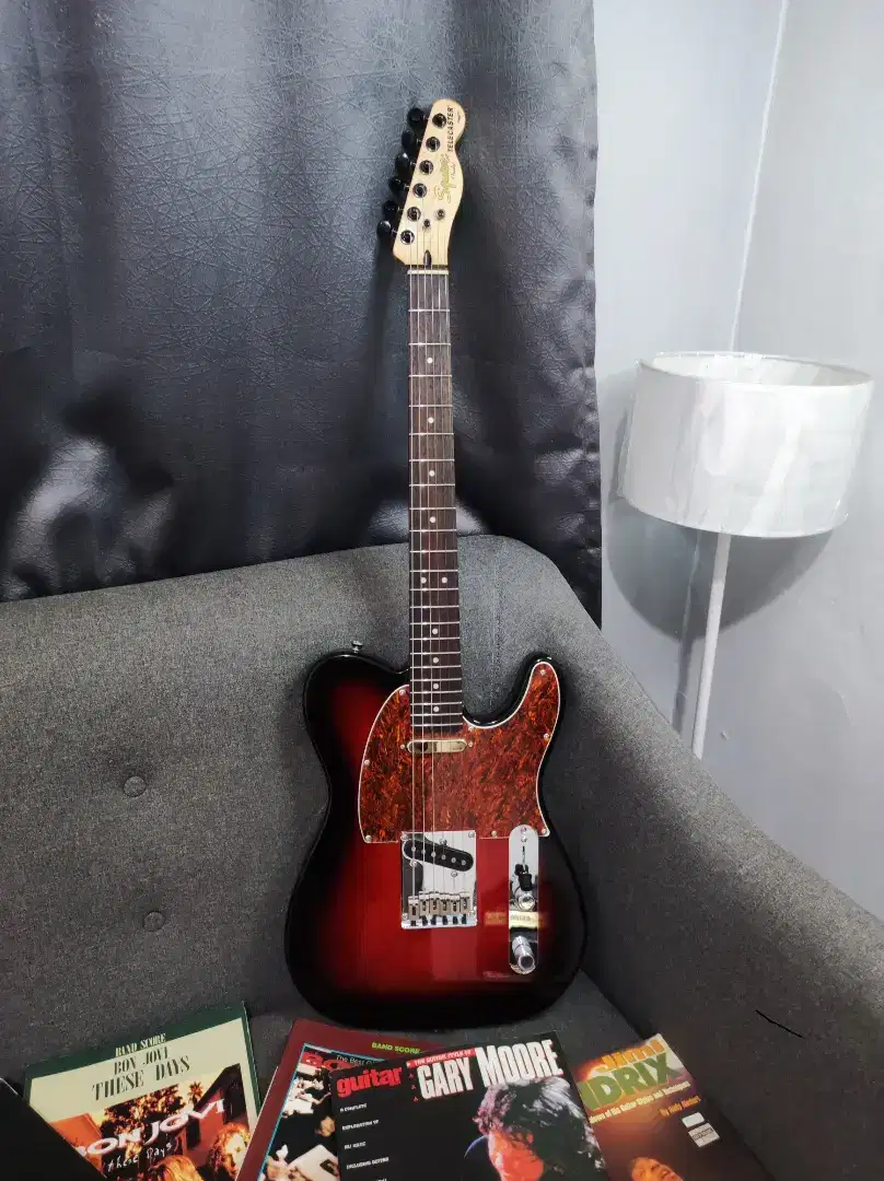 Squier by fender Telecaster Antique Burst 2017 Full Upgrade #no gibson