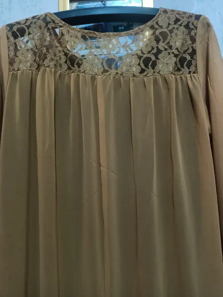 Gamis no merek, bahan bagus