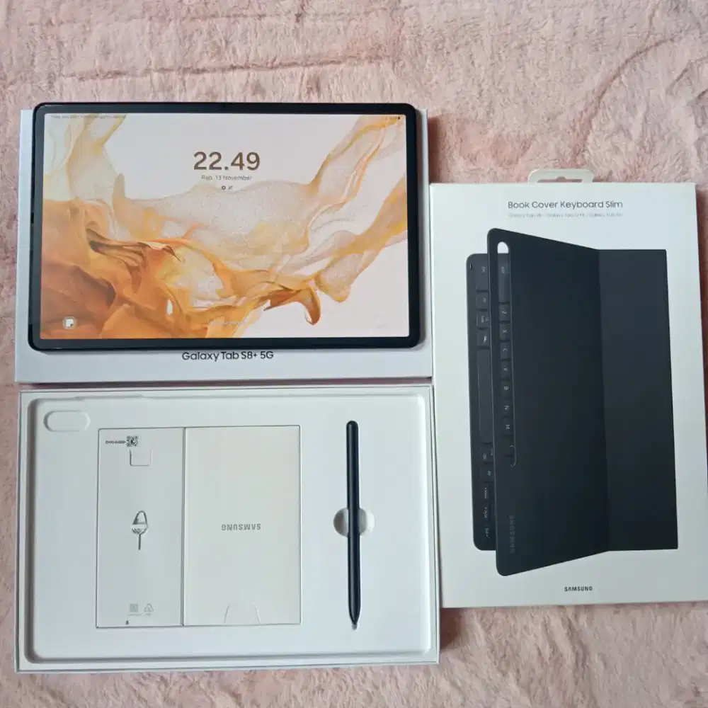 Samsung Tab S8 plus 5g+keyboard original Samsung