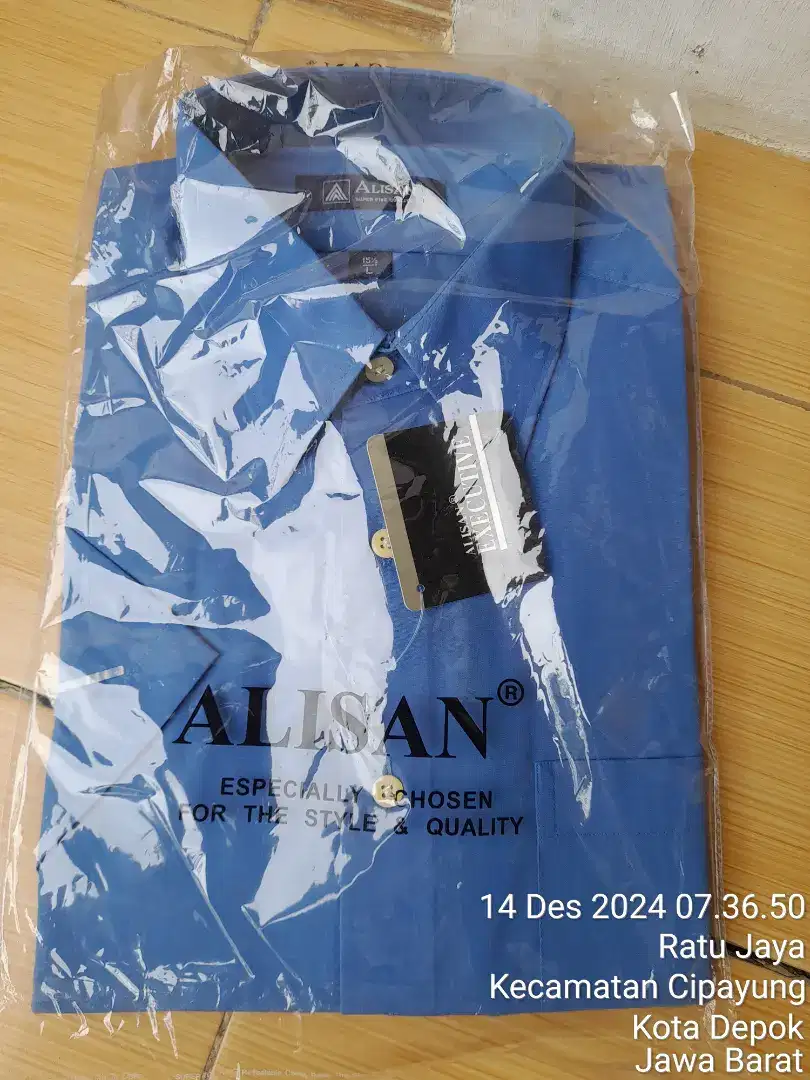 Kemeja polos merk Alisan
