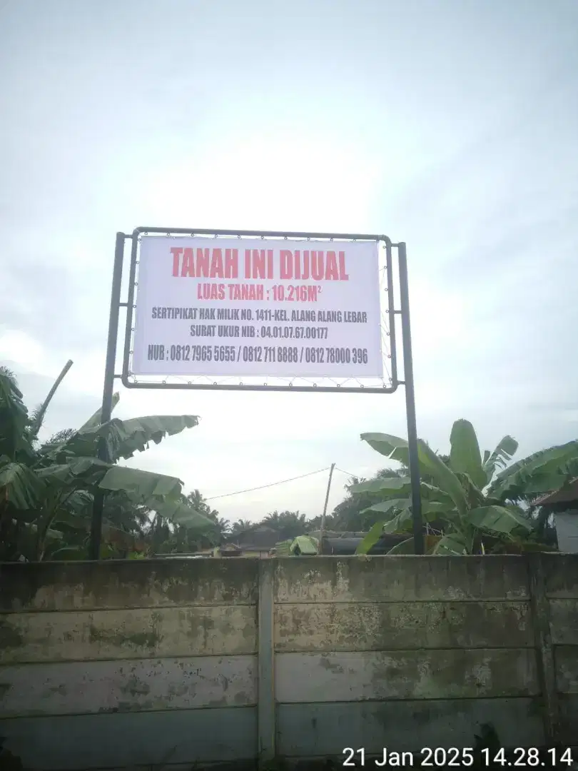 TANAH STRATEGIS DIJUAL