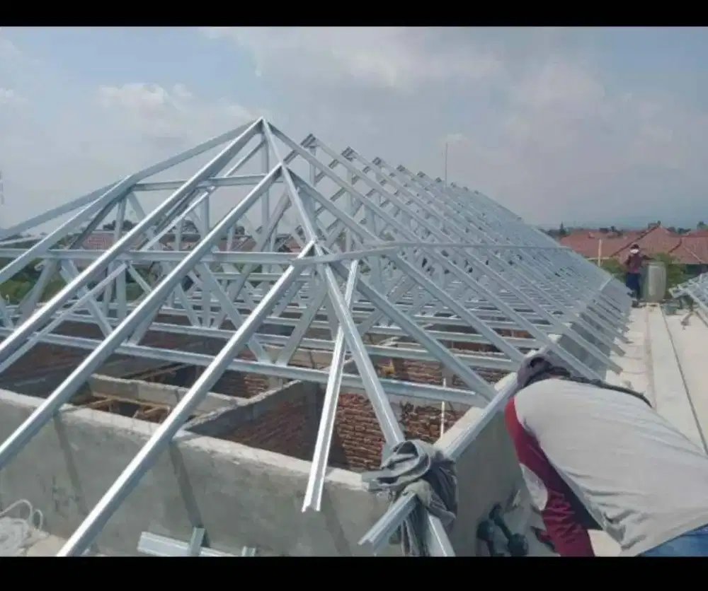 Atap Baja Ringan Terpasang