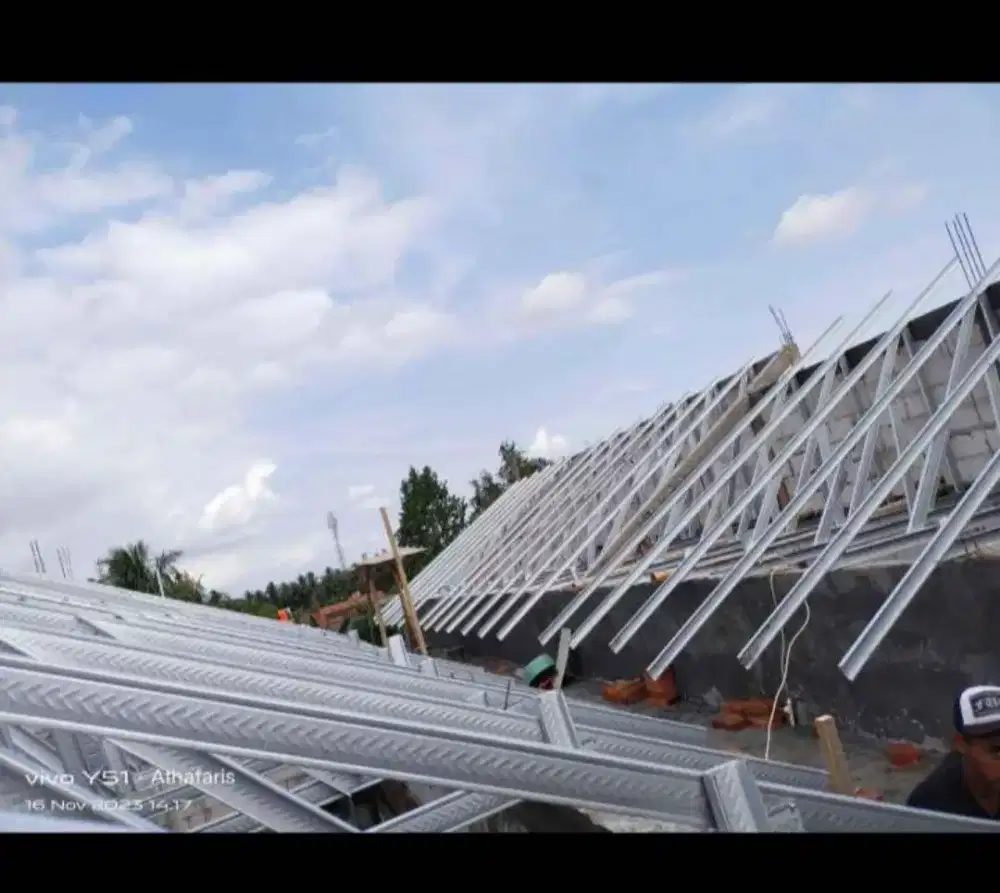 Rumah Atap Baja Ringan Terpasang