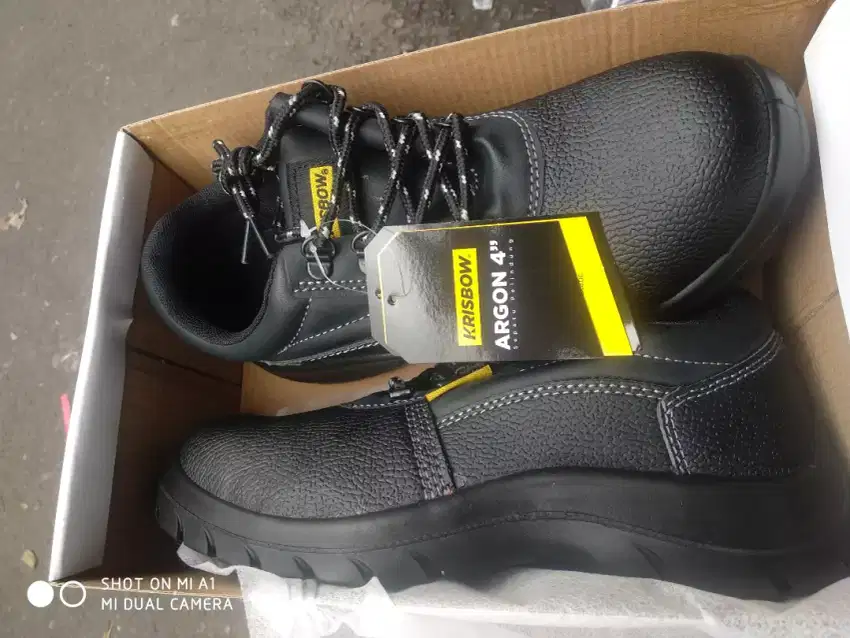 Jual sepatu safety krisbow argon original ready size 40, byr cod