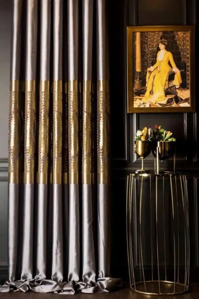 Jual tirai jendela gordyn hordeng gorden wallpaper dinding rollblind v