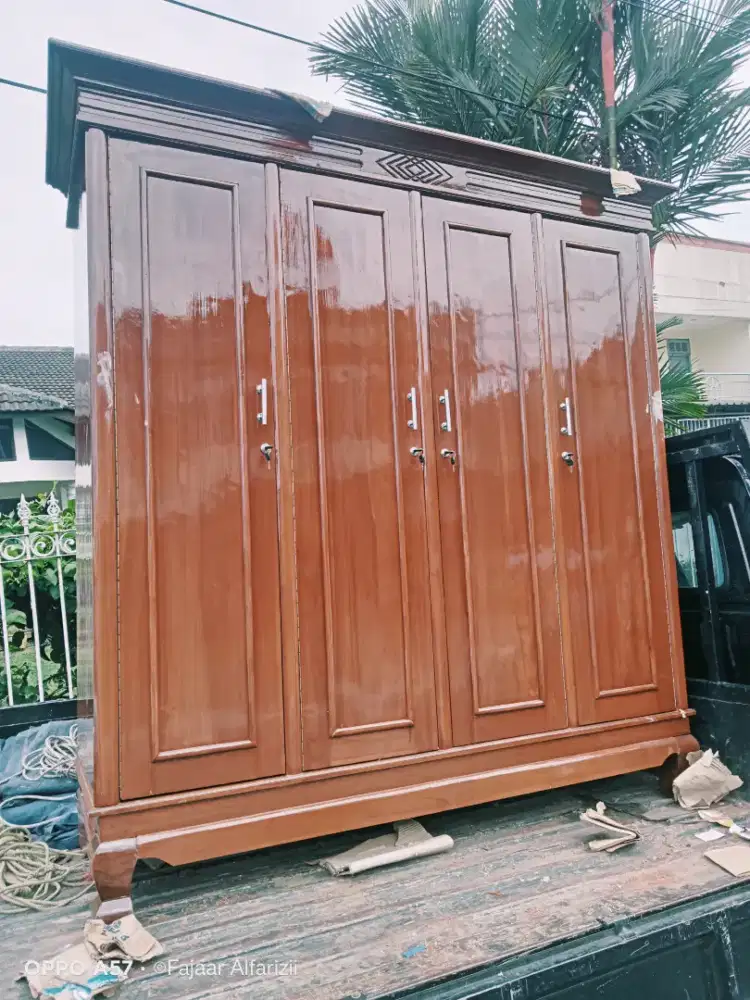 Lemari pintu4 kayu jati