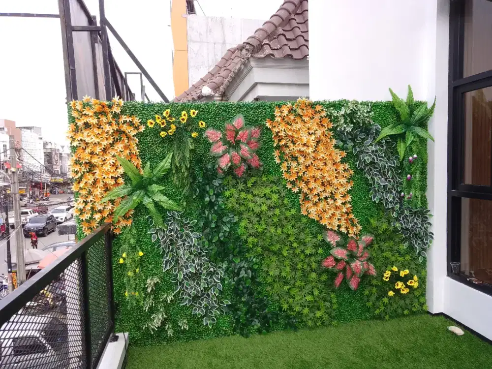 Taman vertikal garden artificial