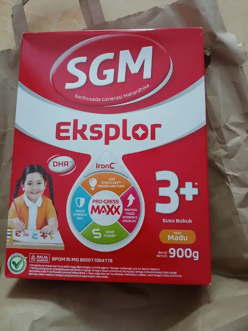 Dijual Baru Susu SGM 3+ MADU 900gr