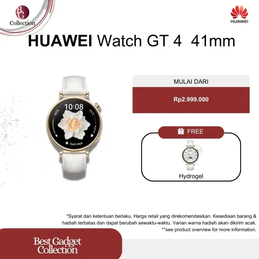 HUAWEI Watch GT 4 - 41 White | Professional Health Monitoring