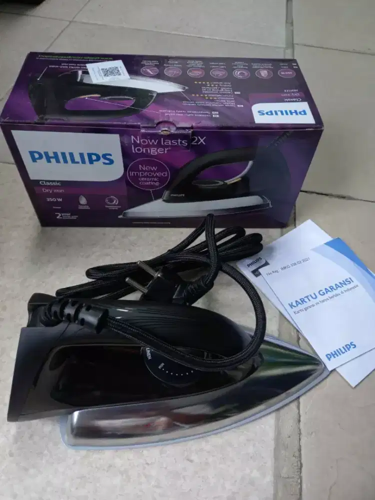 Philips Classic Dry Iron -
HD1173/80 (Black)