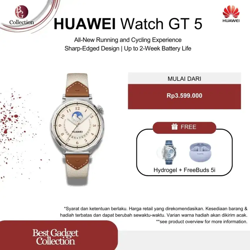 Huawei Watch GT 5 41mm Brown | All-New Running and Cycling Experience