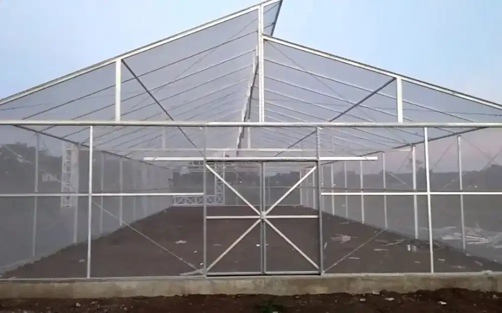 PEMBUATAN PARKIRAN ATAP BAJA RINGAN 60