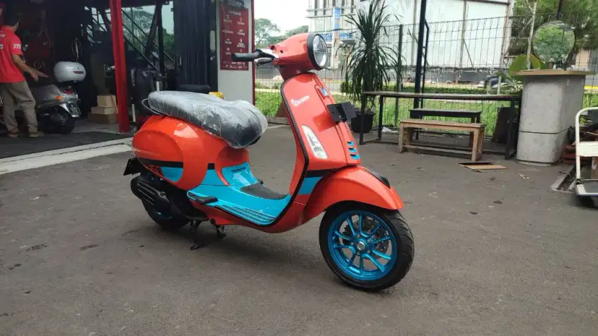 Vespa Primavera Color Vibe KM 0 langsung nama pembeli