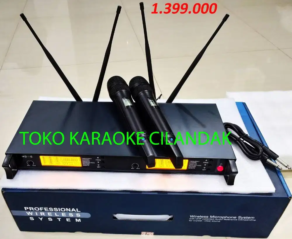 mic wireless bahan babet kualitas bagus