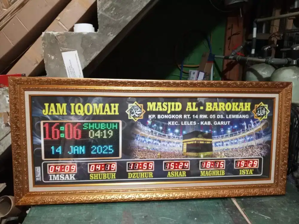 Jam digital masjid P5 segmen 55x125
