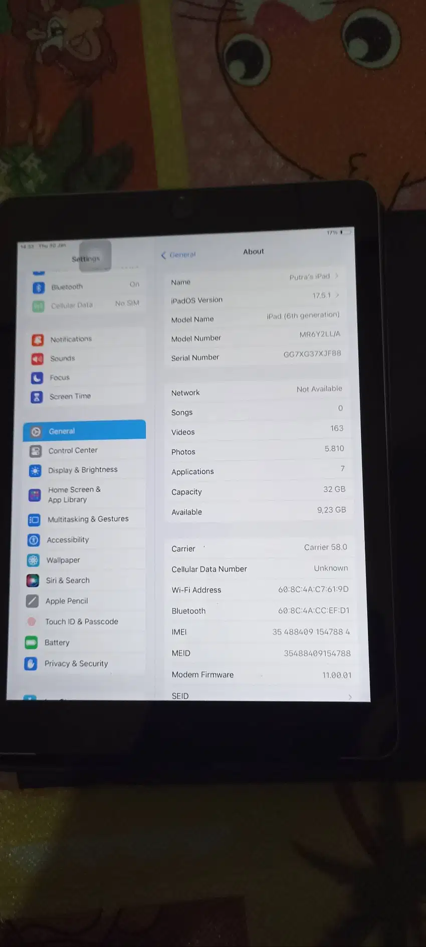 Ipad gen 6 32gb