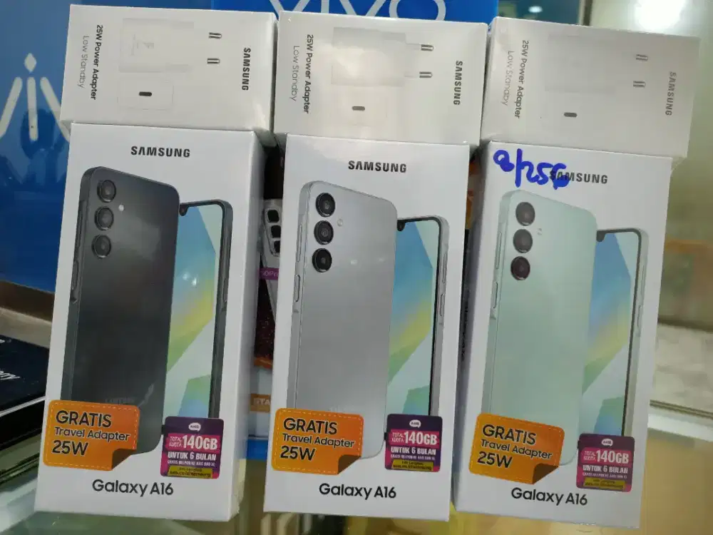 Samsung galaxy A16 4G 8/128 8/256 garansi resmi (no repack)