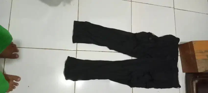 jual celana cargo ori warna hitam