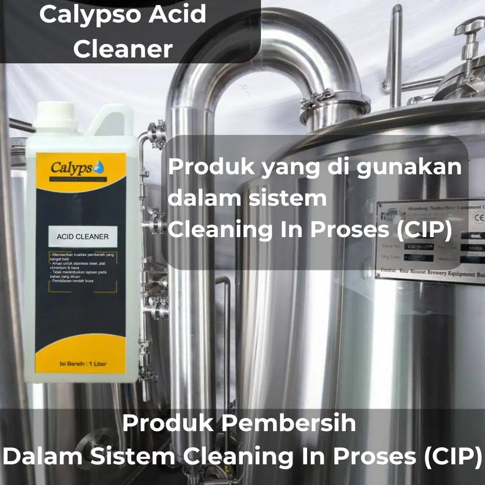 Calypso Acid Cleaner Pembersih dalam sistem CIP (Cleaning In Proses)