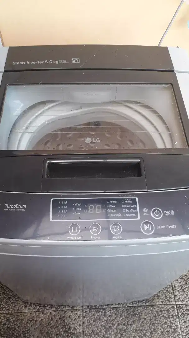 Mesin Cuci LG Top Loading/Bukaan Atas 8kg Free Ongkir Jabodetabek