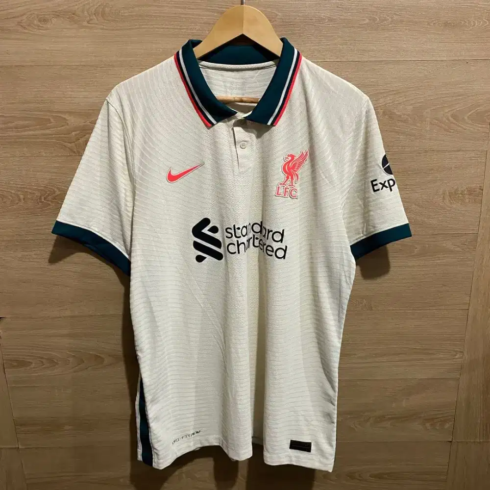 Jersey liverpool 2021 away football t shirt kaos original size XL