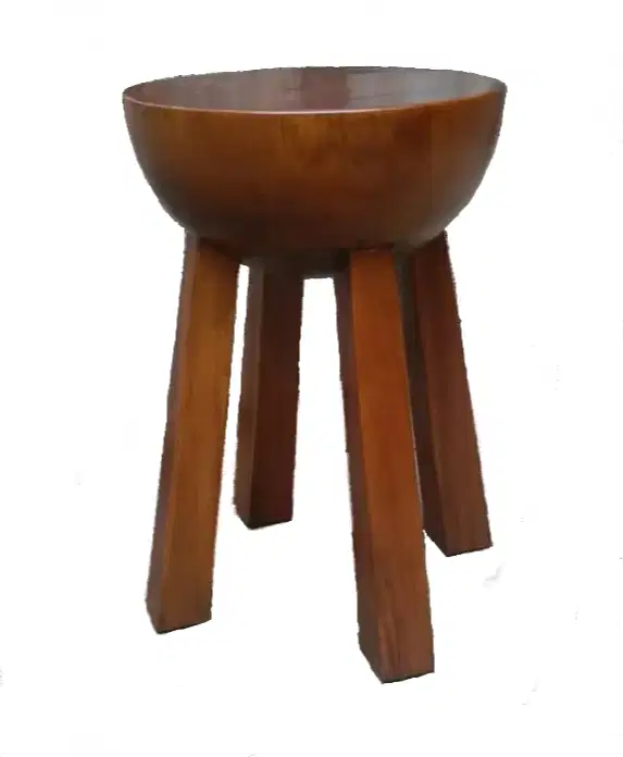 Bangku Kayu Model Jamur