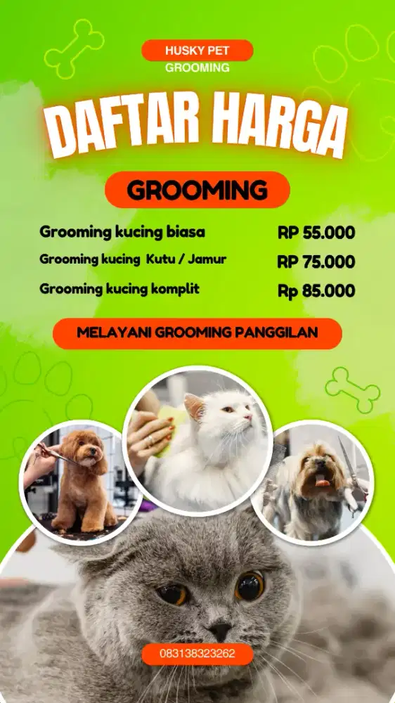 JURAGAN GROOMING GROOMING PANGGILAN CAT&DOG TANGERANG SELATAN