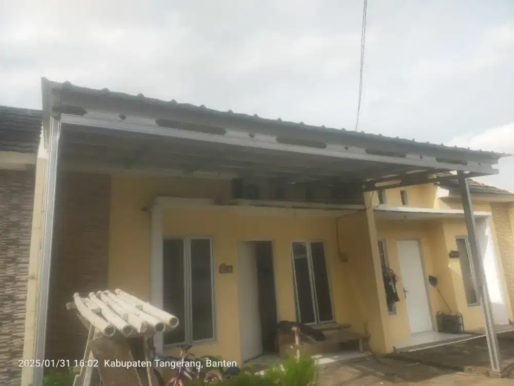 Kanopi baja ringan dengan berbagai jenis atap