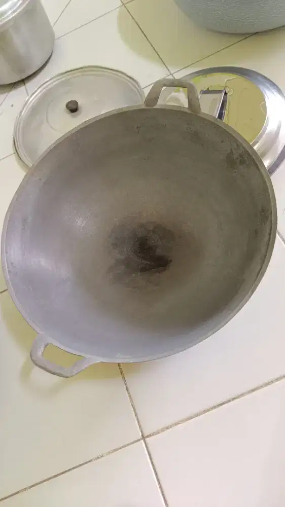 WAJAN penggorengan kuali jumbo besar diameter 50 cm usaha jual nasgor