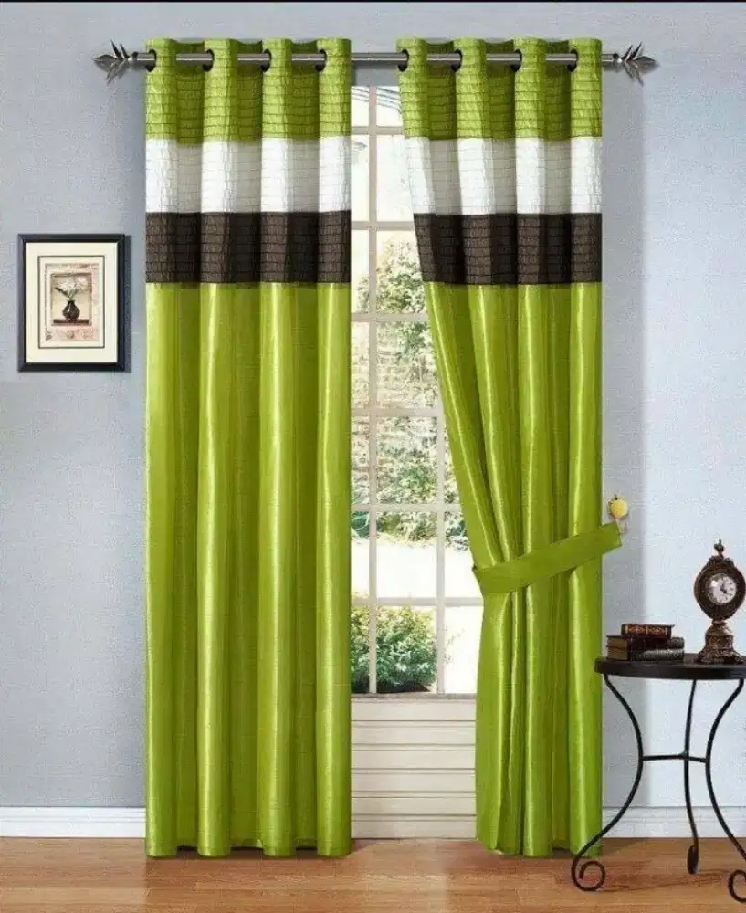 Jual tirai jendela gordyn hordeng gorden wallpaper dinding rollblind v