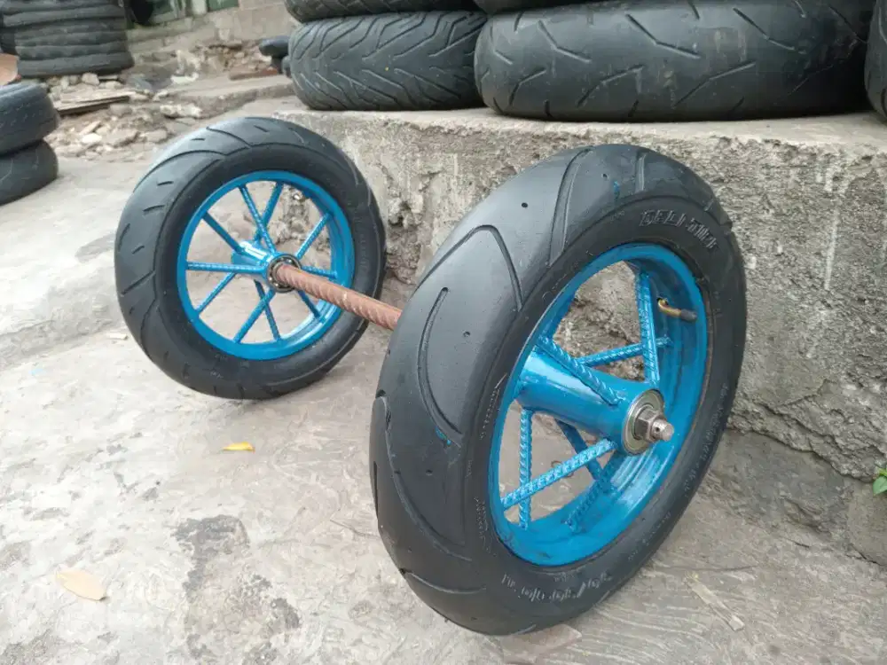 Roda gerobak mini Ring 10 Ban motor vespa