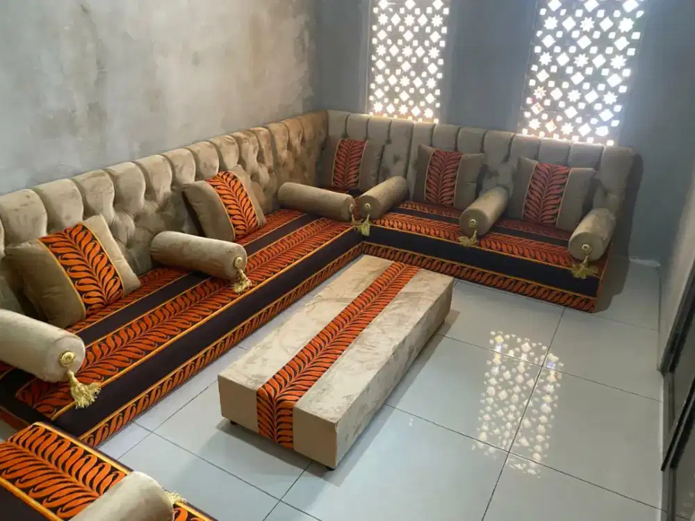 Model sofa lesehan arab warna bisa reques