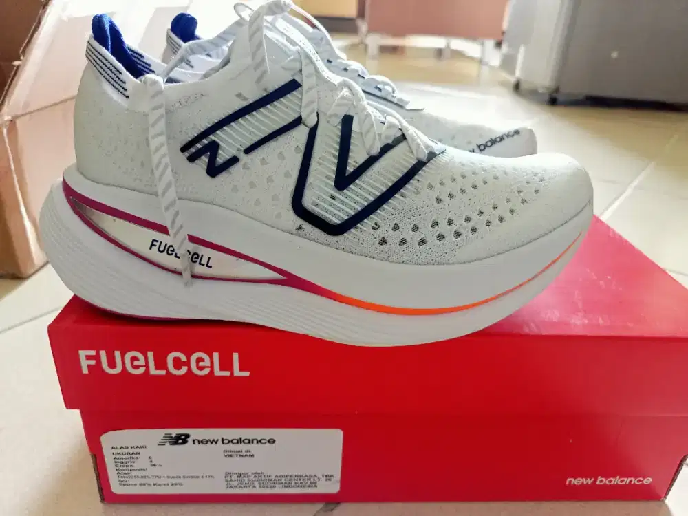 Sepatu New Balance Authentic Full Cell Woman Running Shoes White