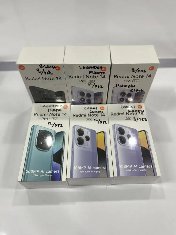 Redmi Note Series 14 14 5g 14 pro 14 pro+