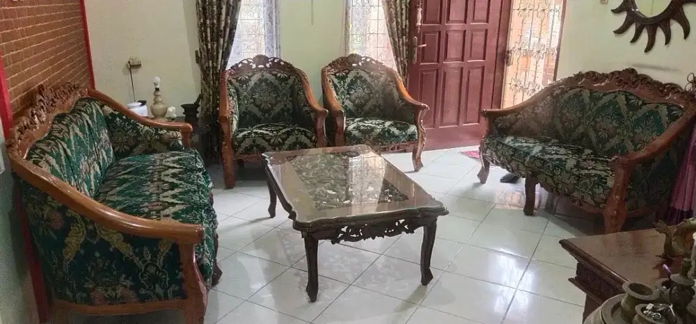 Kursi sofa jati