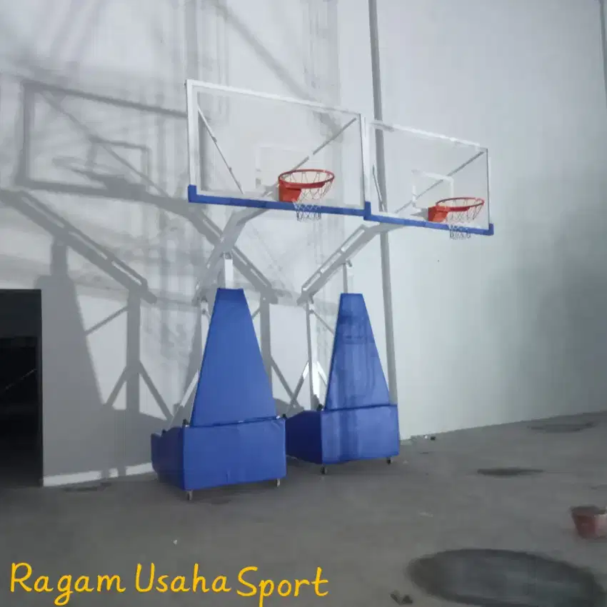 Tiang ring basket hidrolik manual 1set(2tiang)