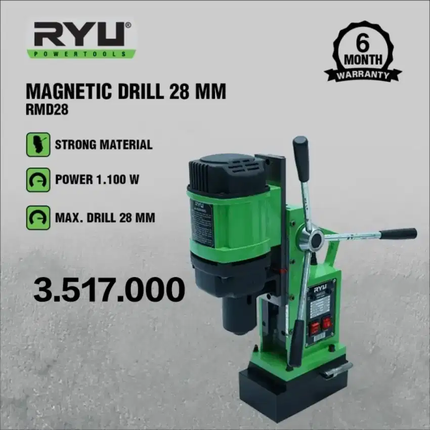Mesin bor magnet 28mm ryu