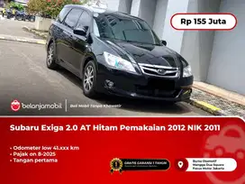 [LOW KM] Subaru Exiga 2.0 AT Hitam Mutiara 2020/2021
