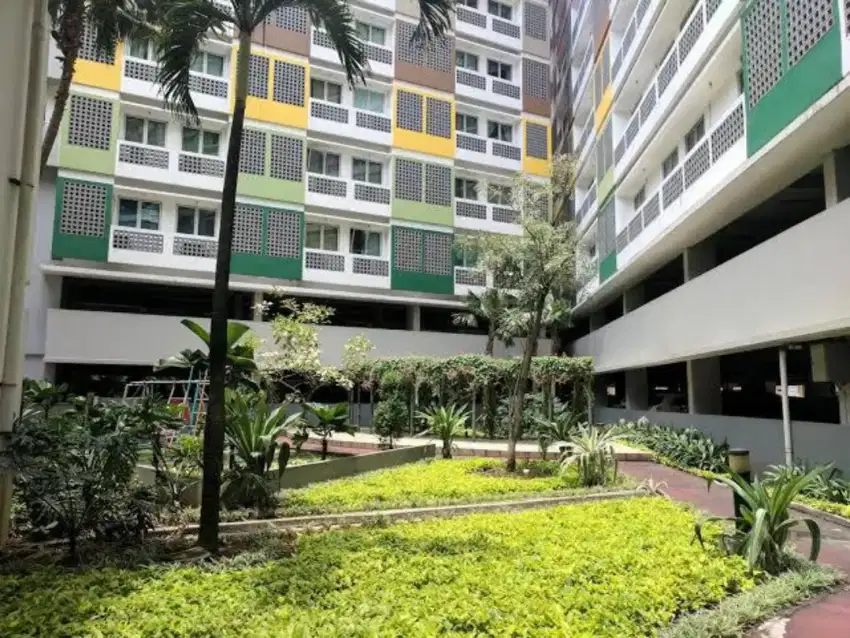 Apartemen double studio dengan pintu konekting