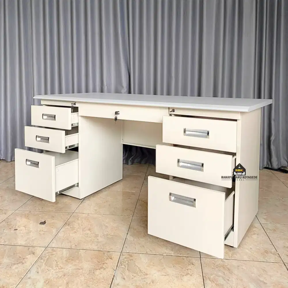 Meja Kerja Kantor Besi Meja Tulis Laci Meja Belajar Jogja