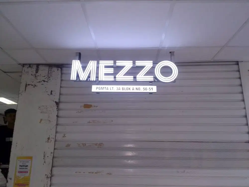 Huruf timbul akrilik | neon box | reklame | papan nama murah