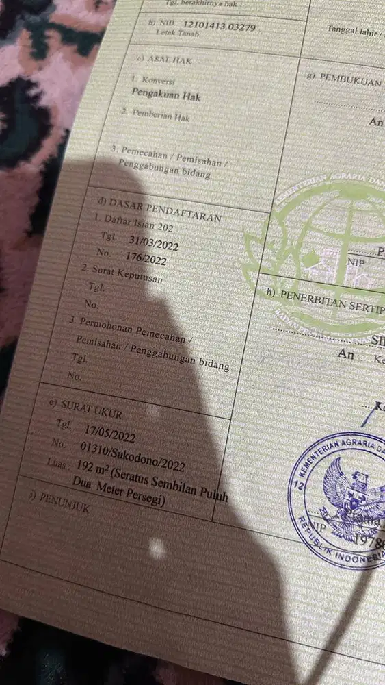 Di Jual murah tanah, lokasi strategis