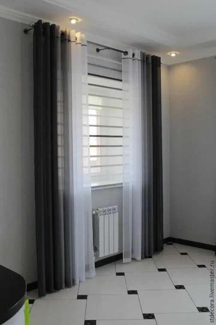 Jual tirai jendela gordyn hordeng gorden wallpaper dinding rollblind v