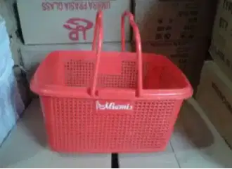 Keranjang Pasar Belanja Supermarket Plastik Miami Lion Star