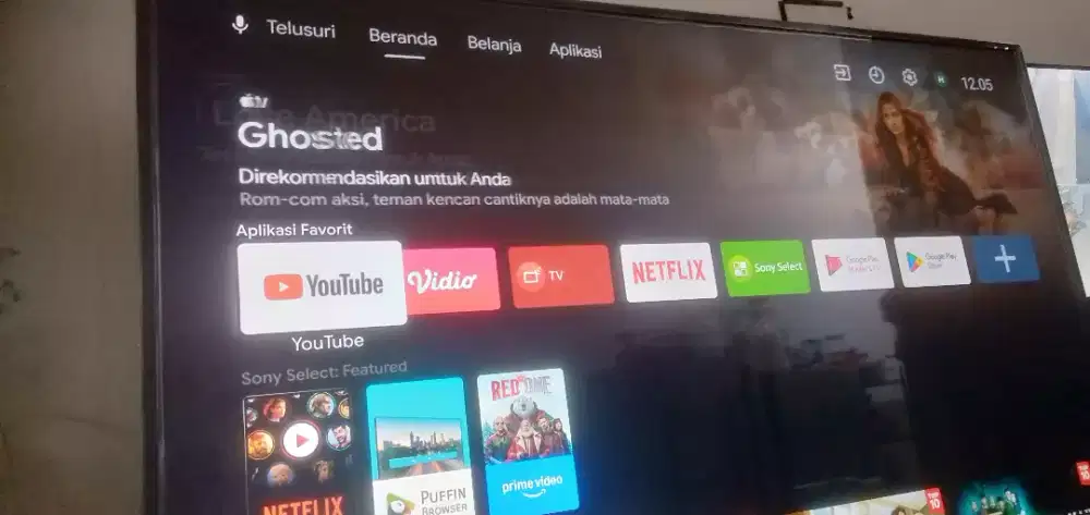 Dijual cepat TV android sony 55 inch